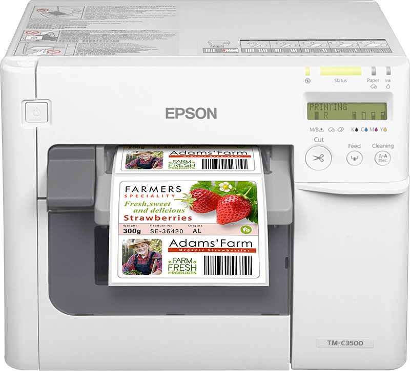 Epson TM-C3500 Renkli Etiket Yazıcı